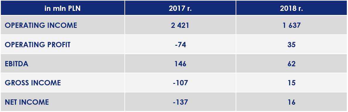 WYNIKI ROCZNE 2018 ENG